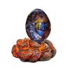 Crystal Transparent Resin Statue Dragon Egg Lava Dinosaur Egg Souvenir Resin Craft Luminous Handmade Dragon Eggs Home Decor Gift  Extra 2% Off