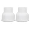 2PCS TIG Welding Cup White Color 2.4mm Filter Center Hole Ceramic TIG Cup for Argon Arc Welding Gun