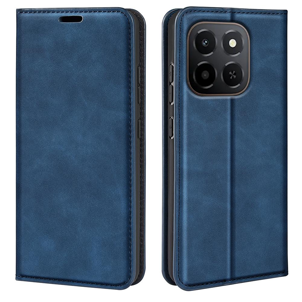 For Honor X6c 4G Case Skin Touch Leather Wallet Phone Cover