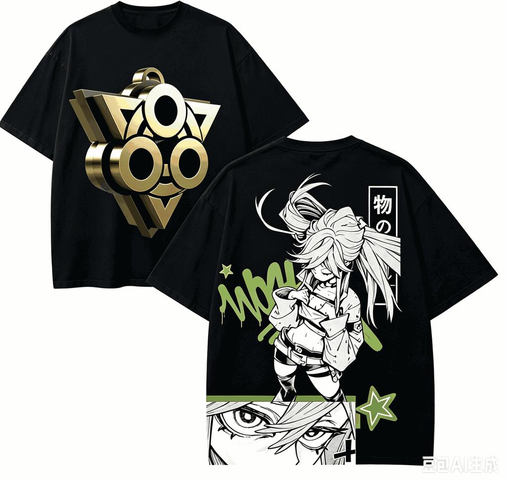 Gachiakuta Anime Lover T-shirt Harajuku Cotton New Model High Street Retro Oversized Unisex Hig