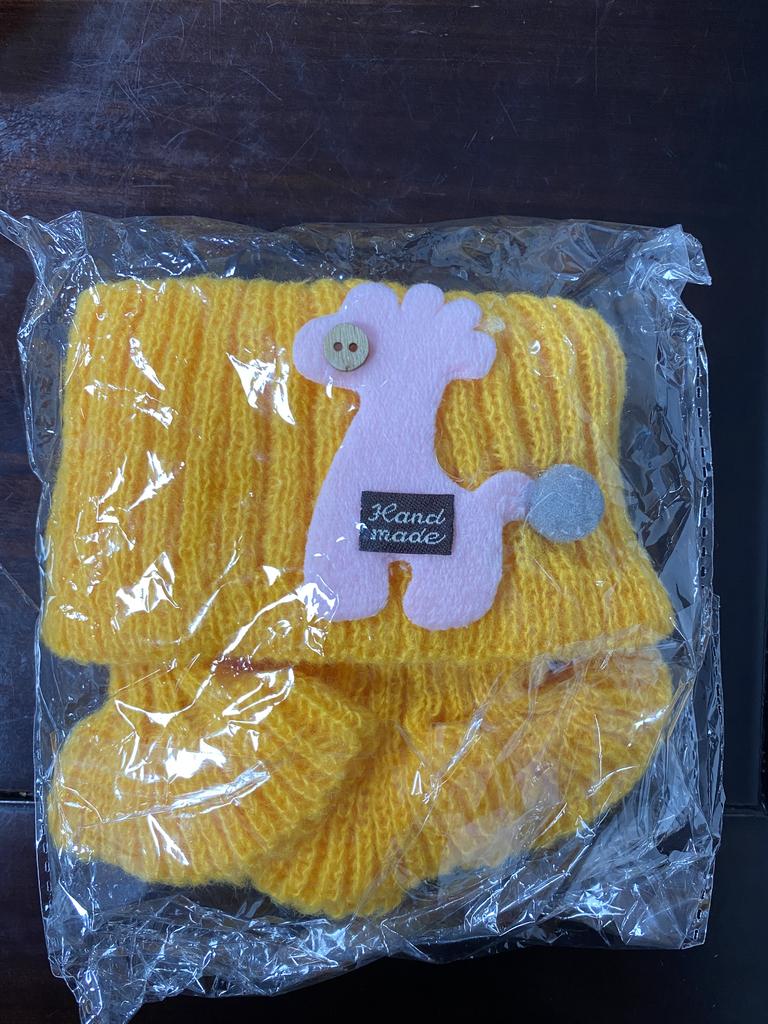 Baby Scarf Winter Neck Warmer for Kids Children Boys Girls Woolen Knitted Mustache Solid Warm Crochet Scarves Plaid Fashion Doll