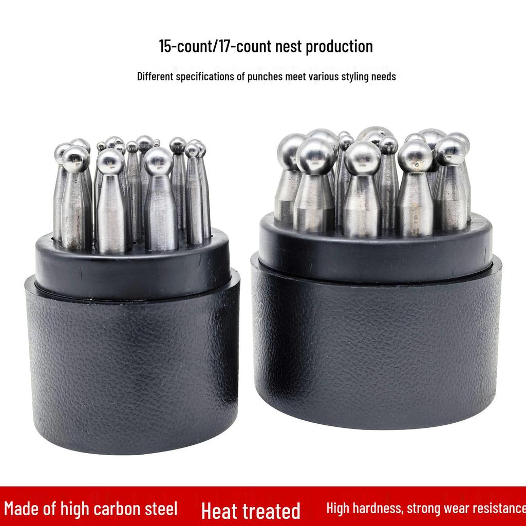 Handmade Jewelry Metalworking Kit: Anvil, Punch, Pit, and Chiseling Tools for Ring and Bead Crafting.