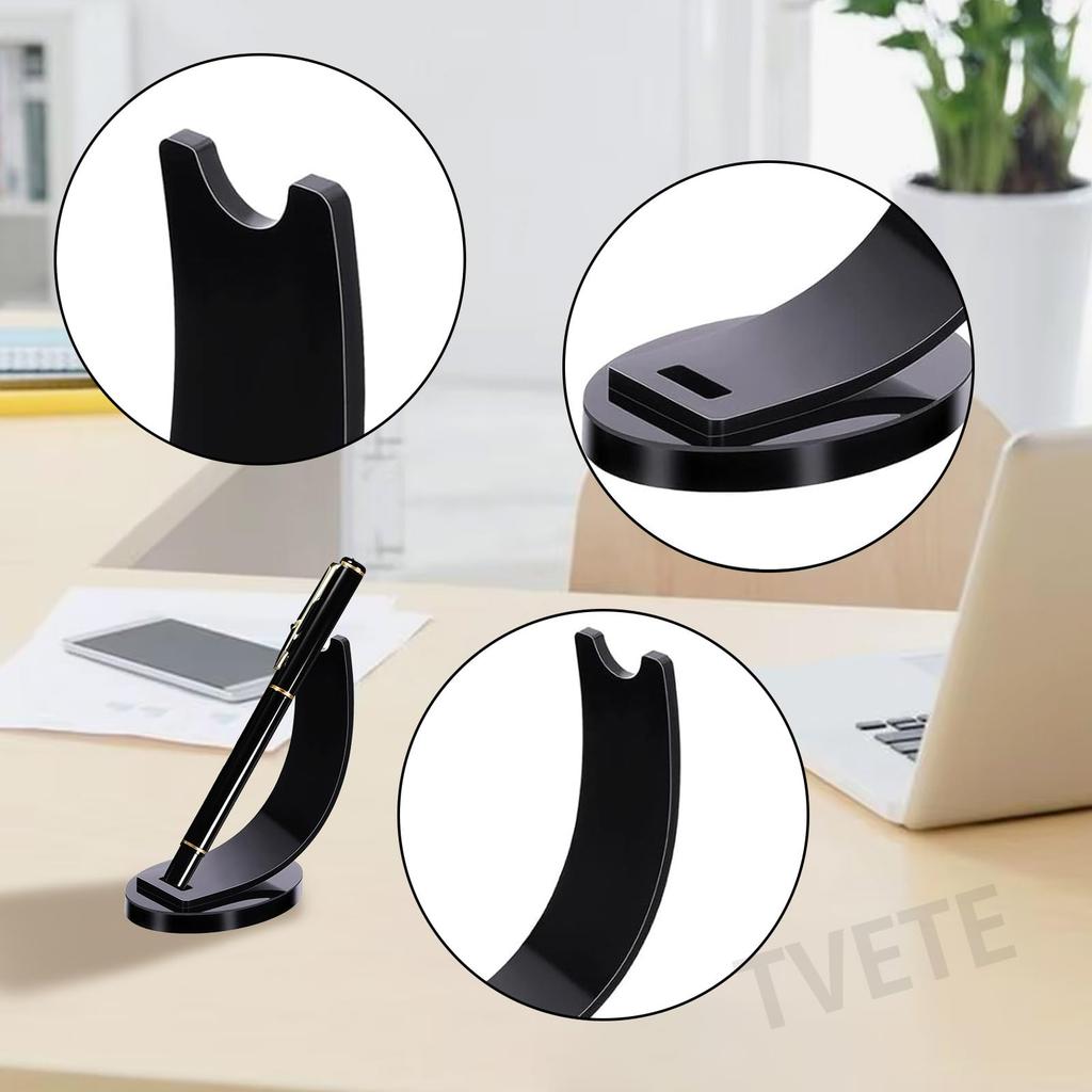 TVETE Acrylstift Einfacher und stilvoller Stift Schreibtischstift Stiftdisplay Kugelschreiber Einfach Praktisch und Geeignet für Büroempfang und Schulbüro