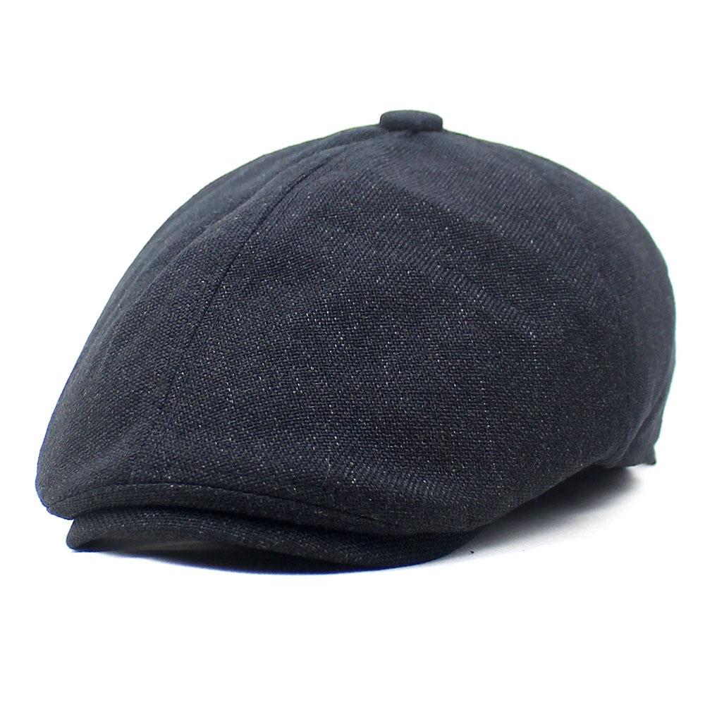 Pánský retro klobouk bavlněný a lněný klobouk jarní a podzimní baret cestovní horolezecký klobouk nový klobouk