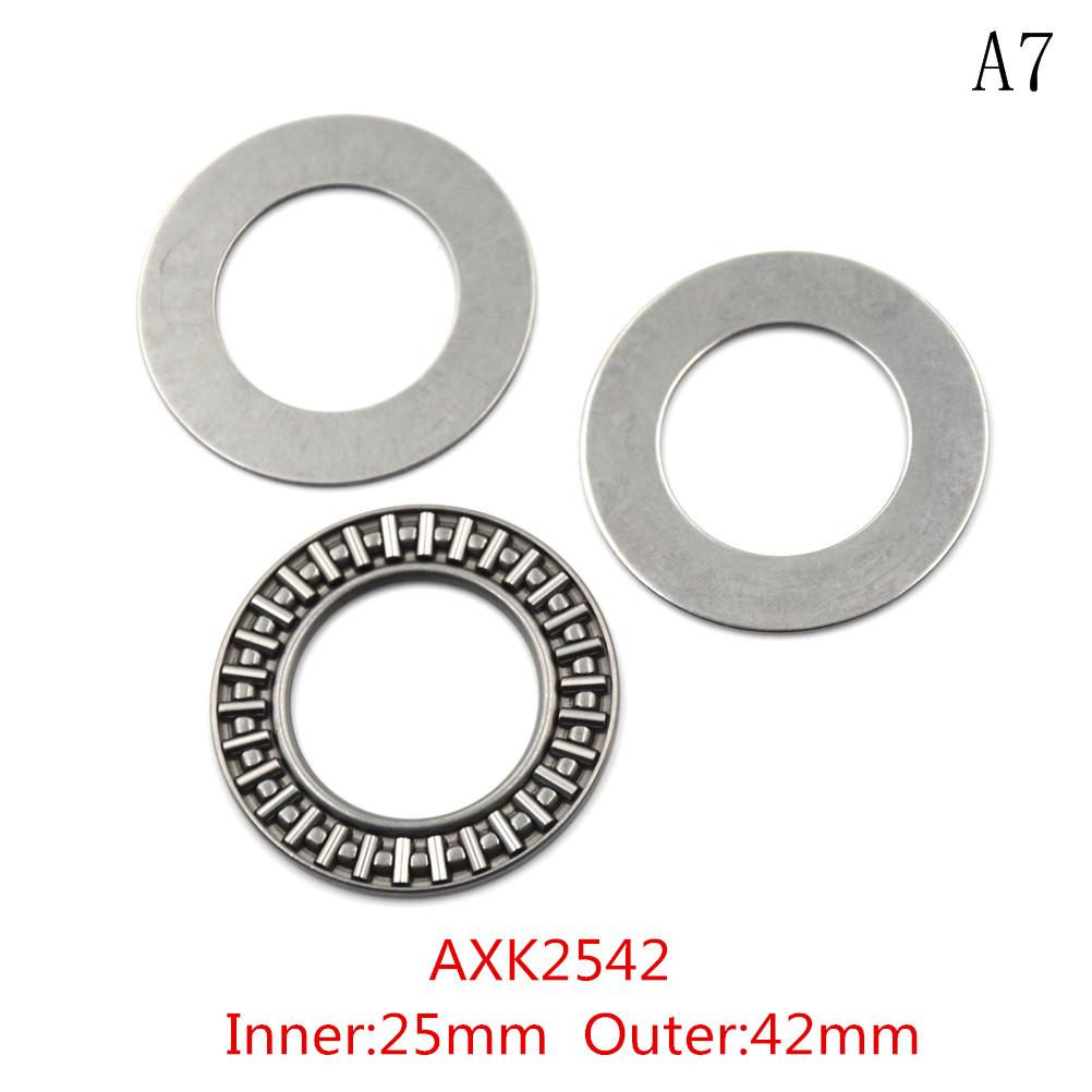 3-in-1 Plane Axial Ball Bearing Thrust Bearing AXK0821-AXK2542 Thrust Needle Roller Bearing With Two Washers