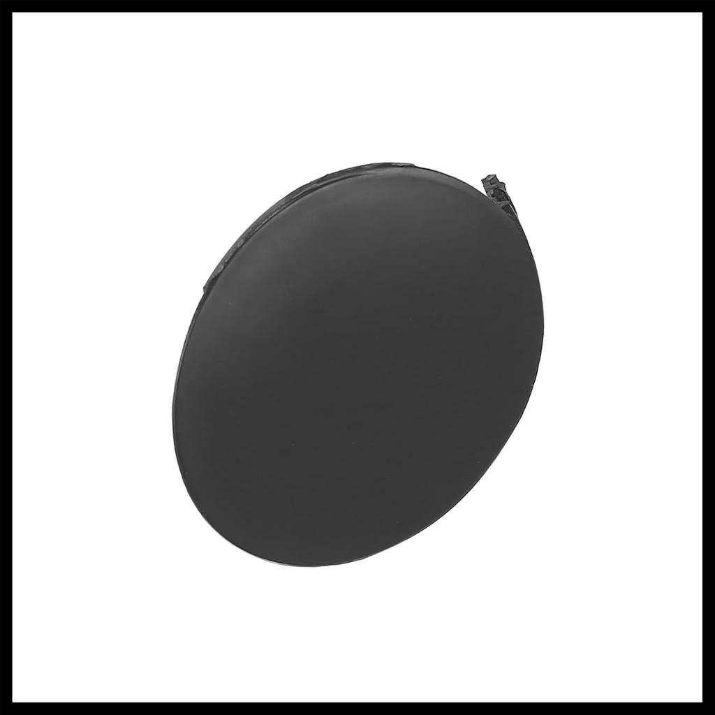 Black Front Right Bumper Tow Hook Towing Eye Cover Cap Replacement 52127-52909 for Toyota Yaris 2006-2008 Durable Material