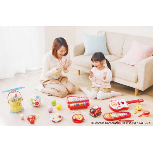 Happinet Shimajiro Talking Rhythm Bongo (Ages 1.5 and Up)