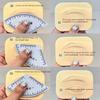 Novice Tattoo Artist Eyebrow Drawing Tool Quickly Designs Eyebrow Shape Makeup Eyebrow Auxiliary Tool Ruler Eyebrow Shape Template