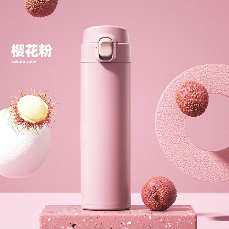 Stainless Steel Vacuum Insulated Travel Mug Men Women Students Couples Portable Thermos Cup 320ml 450ml