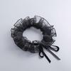 Adjustable Tie Ruffled Collar Vintage For Victorian Age Costumes and Cosplay Halloween Accessory Versatile Collar