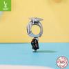 Graduation Season Boy Diy Beaded Accessories Creative Graduation Gift S925 Sterling Silver Beads Loose Beads