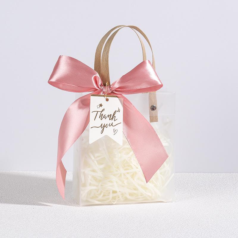 High-End Transparent Gift Tote for Valentine's, Weddings, Birthdays & Parties