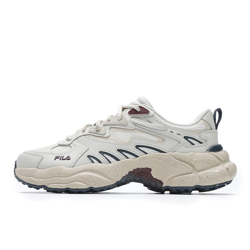 New FILA Fern Collection Abrasion Resistant Low Top Casual Shoes Men's Beige Green F12M441119FGP