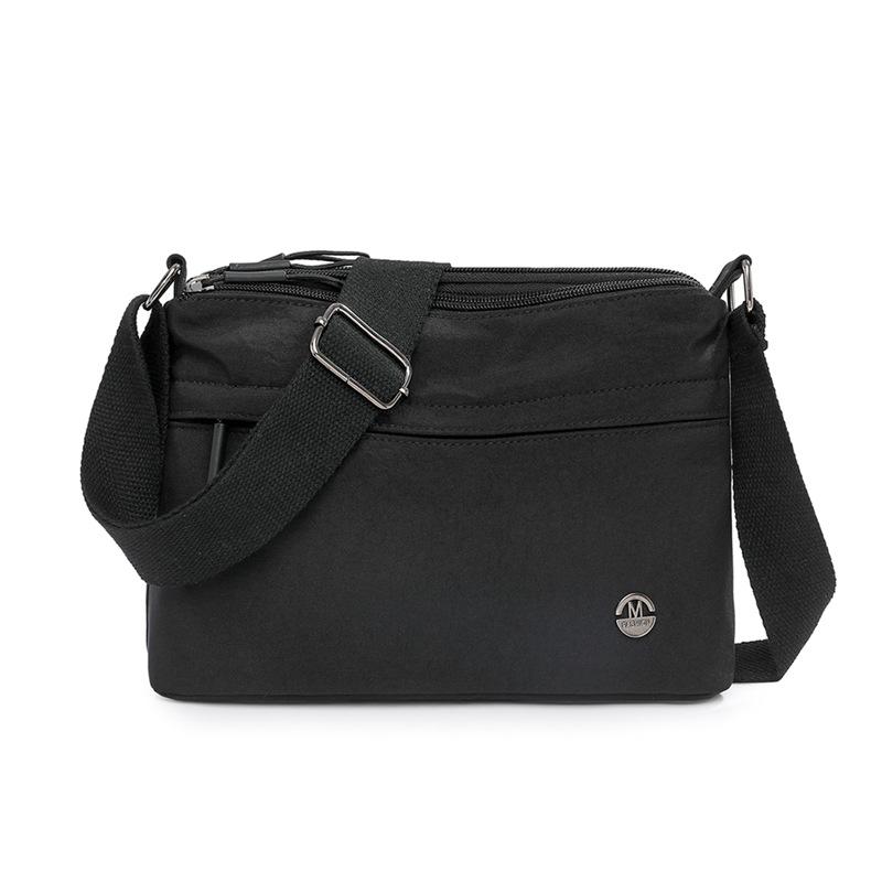 

Нейлоновая сумка кроссбоди женская дорожная на плечо сумка для мамы чёрный
