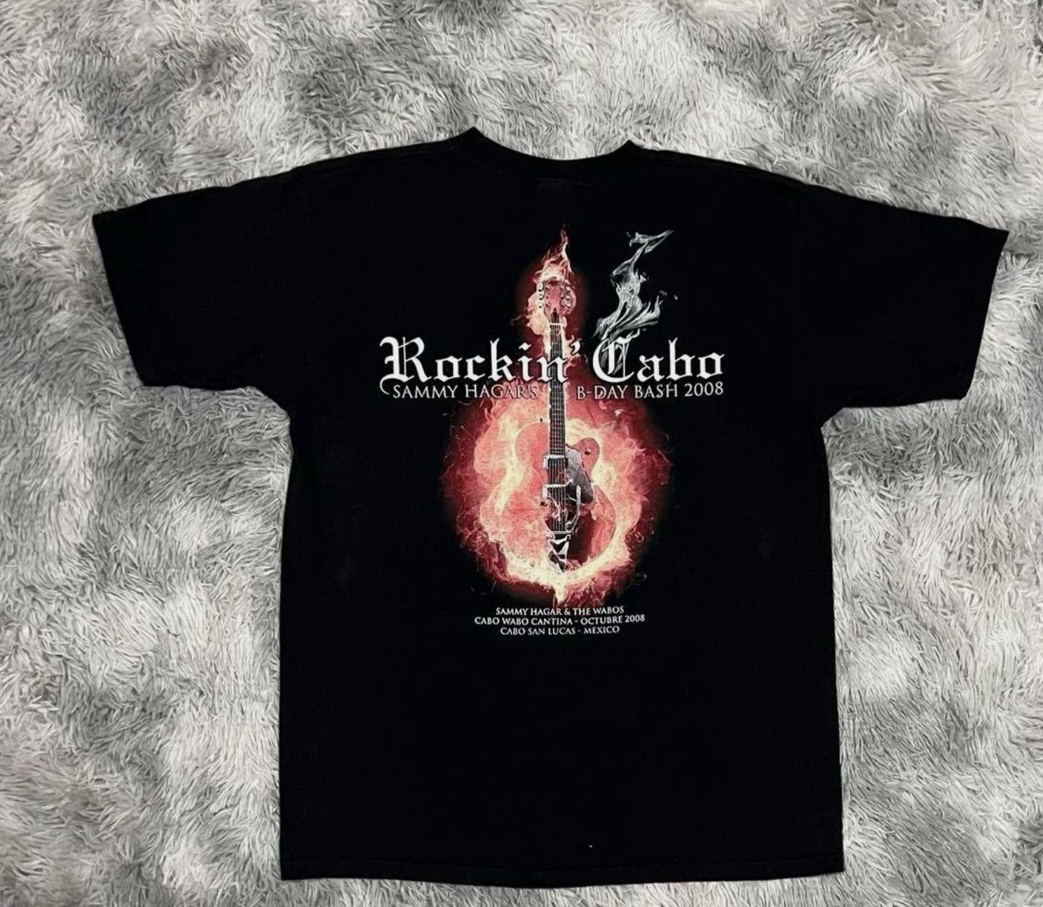 Rare Sammy Hagar Cabo Wabo Cantina S to 5XL Unisex T-Shirt XXXL
