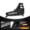 For Hyundai Grand I10 2017 2018 2019 DRL Daytime Running Light LED Fog Lamp Turn Signal Yellow White Waterproof