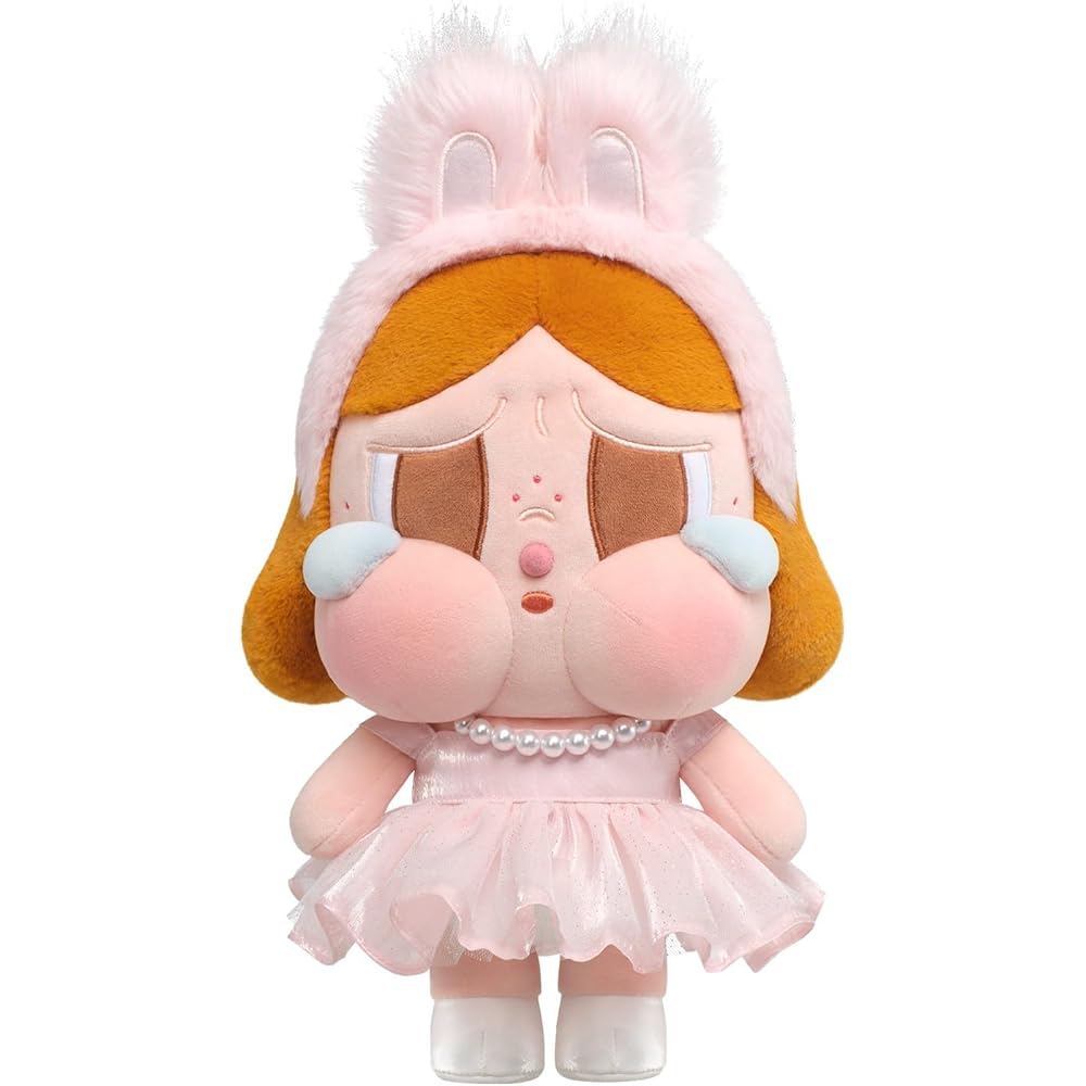 Pop Mart Crybaby Shiny Shiny Series Plush Toy Pink 30cm