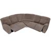 Velvet Lshaped Seven Piece Sofa Cover Set With Stretch Material For Corner Sectionals