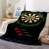 Darts Pattern Flannel Throw Blanket Blank Soft Warm Series and Ice Fire Darts Fashion Flannel Warm Sofa Bed Camping Kids Gifts