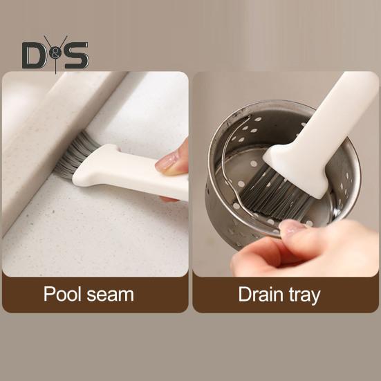 2-In-1 Cup Lid Gap Cleaning Brush with Slanted Bristles Water Bottle Cover Cleaner Brush Seal Remover Multifunctional Cup Lid Crevice Cleaning Tools