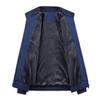 Men's Fall and Winter Fleece Thickened Short Section Stand-up Collar Jacket Large Size Loose Business Tops