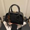 Korean niche bag women's new textured chain bag messenger bag fashion shoulder bag Boston bag