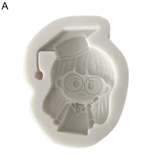 

Форма для помадки, студенческий узор, сделай сам, силиконовая форма для выпускного, конфетная форма для вечеринки A