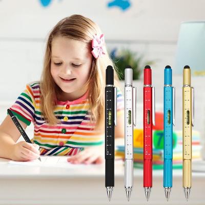 Mit Schraubendreher Kugelschreiber Mit Wasserwaage Stylus Stift Tragbare Multifunktions Werkzeug Stift Hause