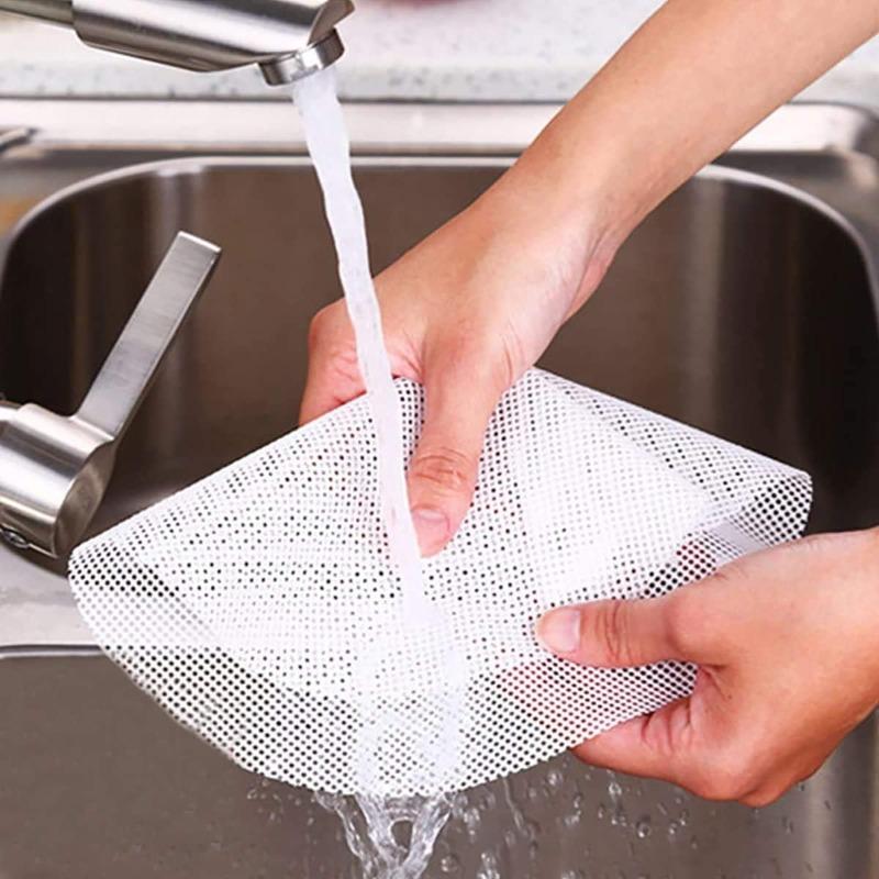 Silicone Bamboo Steamer Liners Non-Stick Round Reusable Steamer Mesh Pad Mats for Steaming Dumplings Vegetables Dim Sum Rice Buns Fish Kitchen Tools
