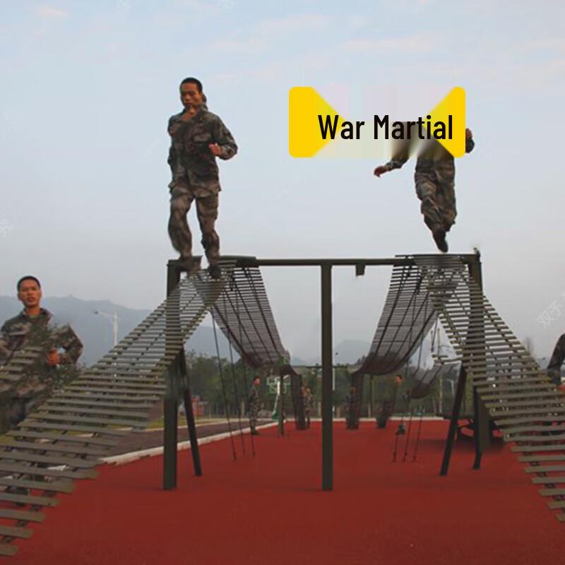 Large Outdoor Soft Bridge Obstacle Course