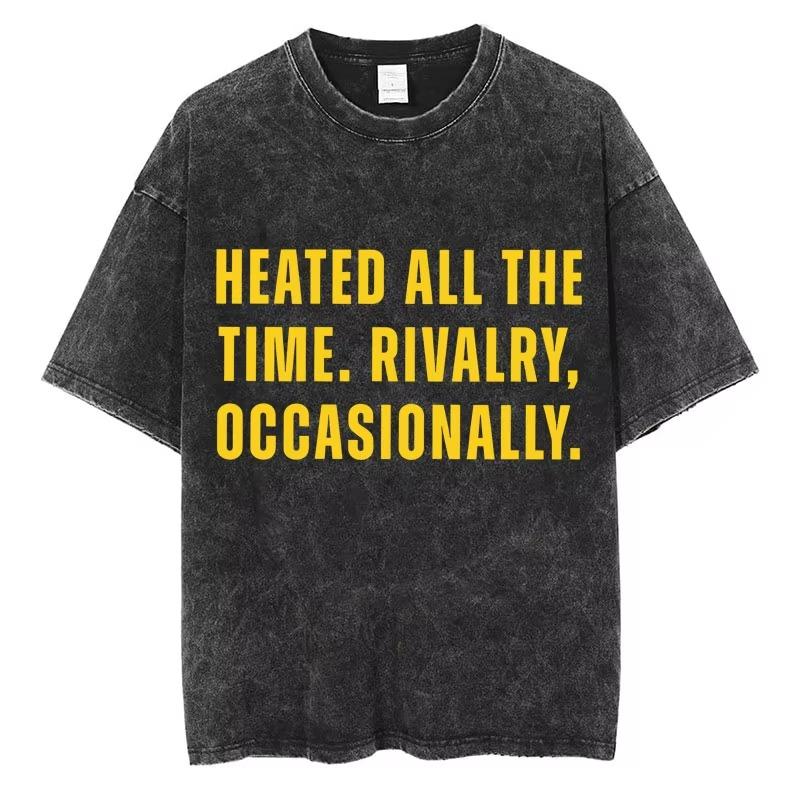 Gewaschen Beheizt Rivalität Ich Liebe Dich T-Shirts Mode Ästhetisch Beliebtes T-Shirt Männer Frauen Baumwolle Übergroß Lässige T-Shirts Fans Geschenke