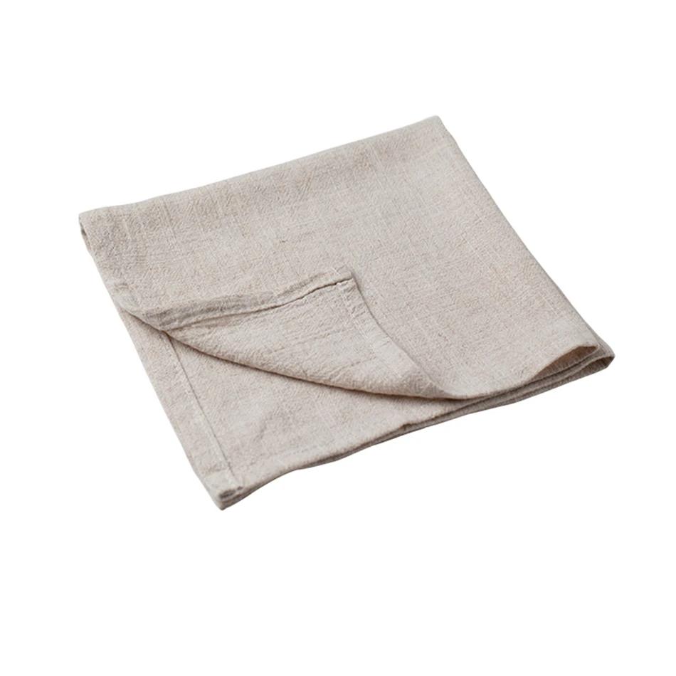 10PCS Table Napkins,40X40cmCotton and Linen Blending Kitchen Tableware Towel,Soft Cloth,Washable and Reusable