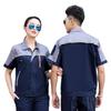 Breathable Short Sleeve Workshop Uniform Set for Auto Repair