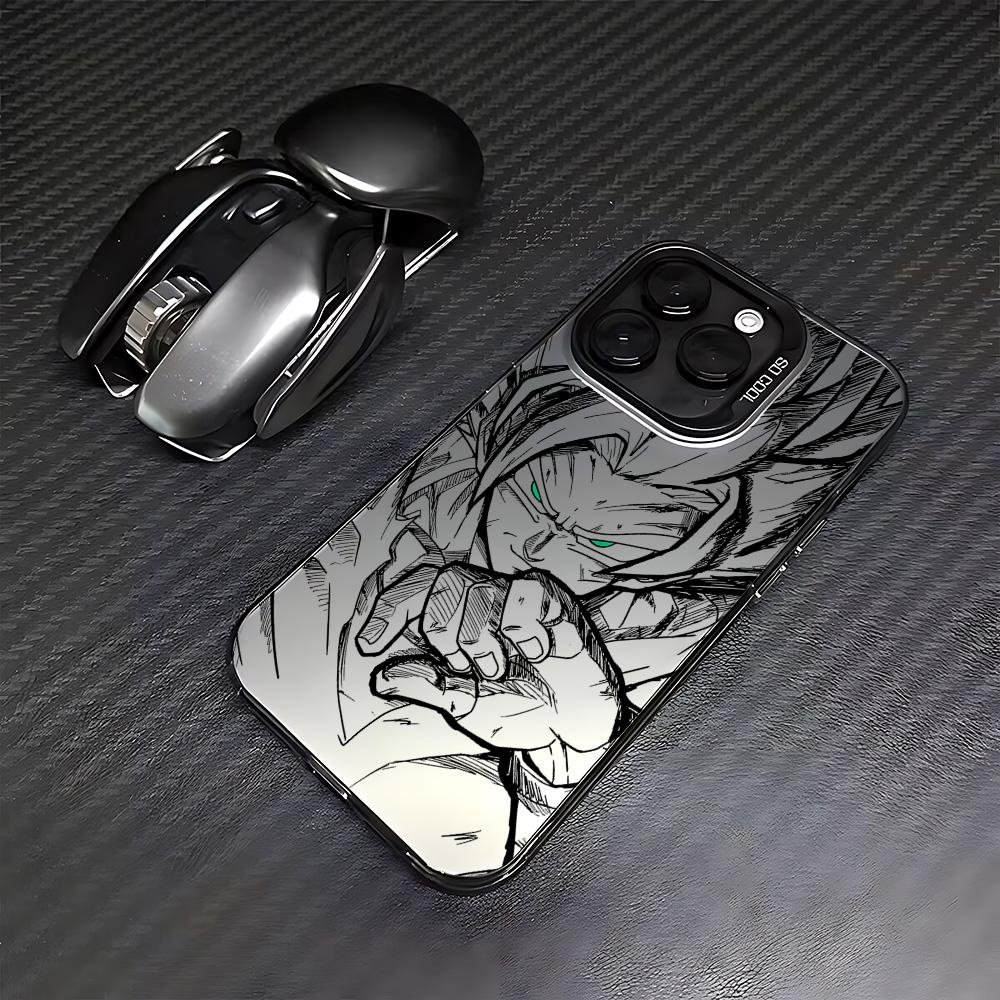 Anime Line Super Warrior Phone Case For Samsung Galaxy S26 S25 S24 S23 S22 S21 S20 Note20 FE Ultra Edge Plus 4G 5G Matte Cover
