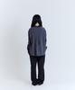 PARADIGMFILM [Ep.03] High-Neck Brushed Viscose Shirt (Charcoal)