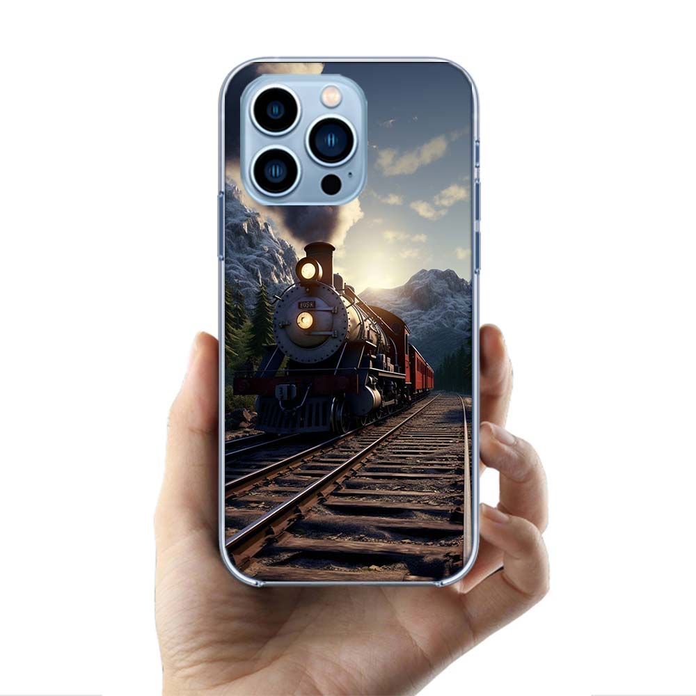 Steam Train Cases Phone Case For Iphone 17E 16E 17 Air 16 Pro Max 15 Pro 14 Plus 11 13 12 Mini Cover Cases Compatible with Suita