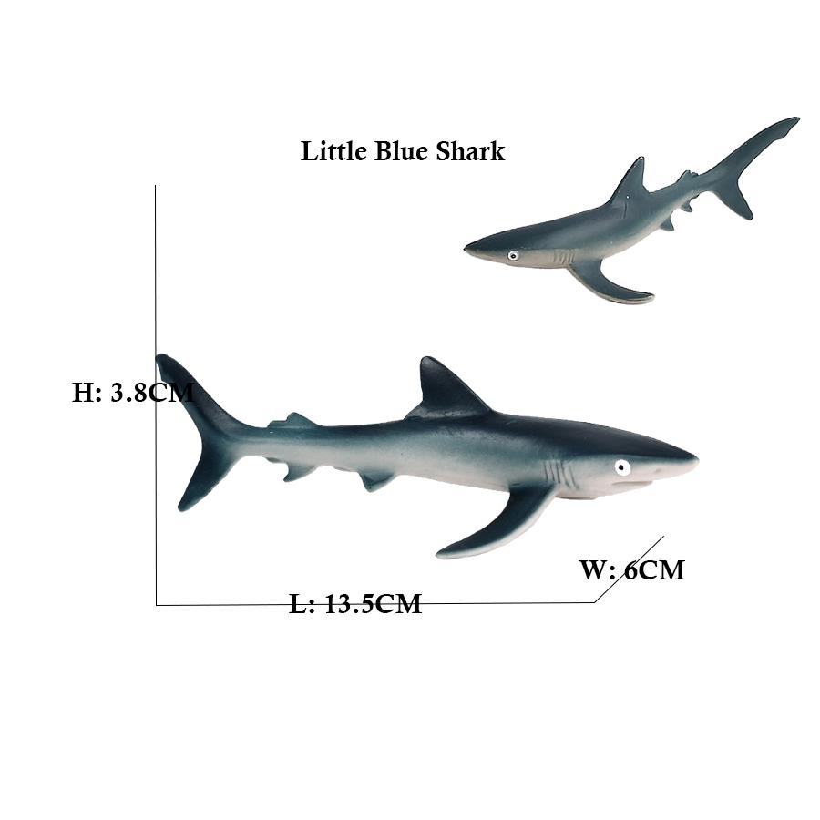 Endangered Marine Animals Figurines Killer Shark Orca Beluga Whale Dolphin Seal Model Action Figure Toy Conservation Awareness