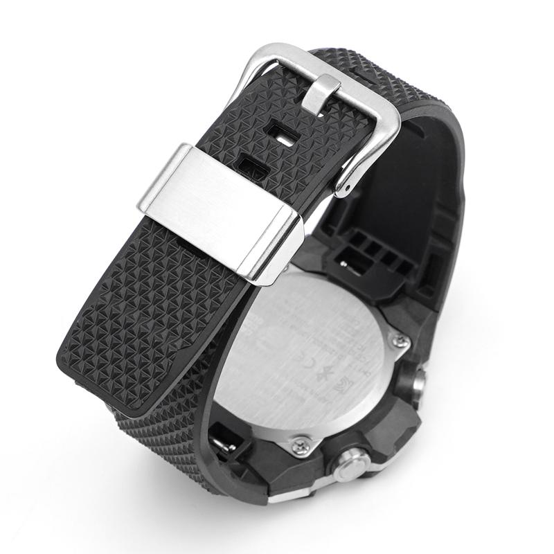 Watch Accessories For Casio G-SHOCK GST-B400 Series Resin Strap Men's Sports Waterproof Rubber Replacement Watchband Bracelet