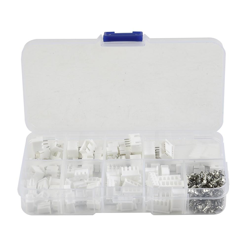 230PCS For JST XH2.54mm 2 3 4 5 Pin Board Connectors Plug Mini  Male Female Kit