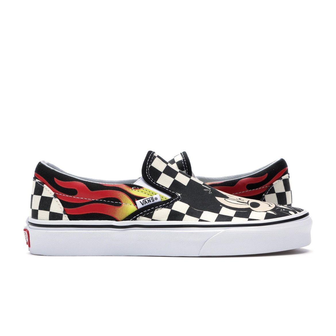

Кроссовки-слипоны унисекс Vans Disney x Mickey & Minnie черные в клетку VN0A38F7UJ4