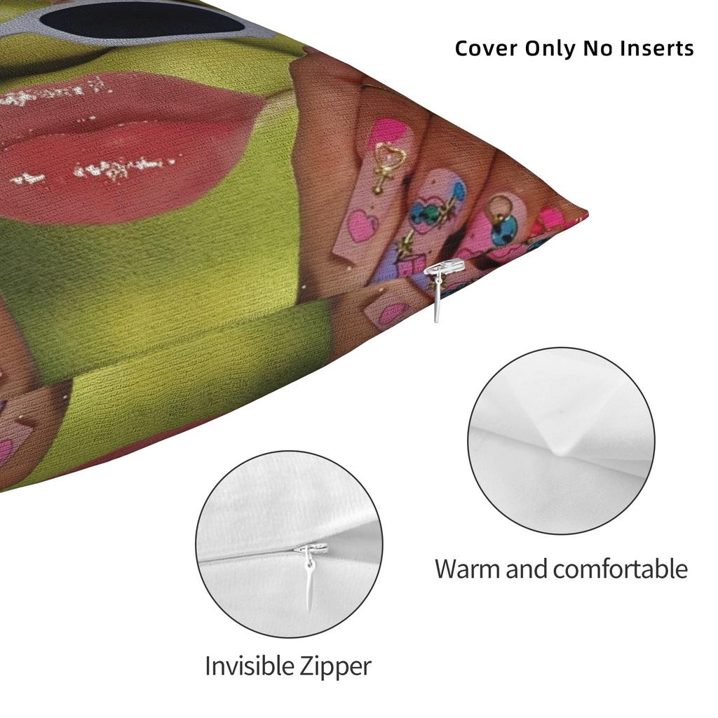 Funny Shreks Meme Pillowcases Merchandise Soft Cushion Cover Decor  Pillow Case Cover Seat Multi-Size