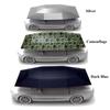 Portable Semi-automatic Car Umbrella Sunshade Roof Cover Tent UV Protection New