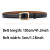 Neuer Damengürtel Trend Gold Nadel Schnalle Gürtel PU Ledergürtel Authentischer passender Jeans Billiger Gürtel