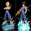 Hb Jt 38Cm/14.96Inch Dragon Ball Z Vegetto Figure 3 Heads Replace Super Saiyan Action Figures Collection Model Statue Toys Gifts