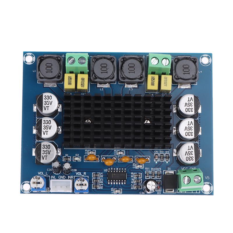 Chip Tpa3116 D2 Xh-M543 12V 24V 120W*2 Dual Channel Digital Power Audio Amplifier Board 120W X2 Tpa3116D2