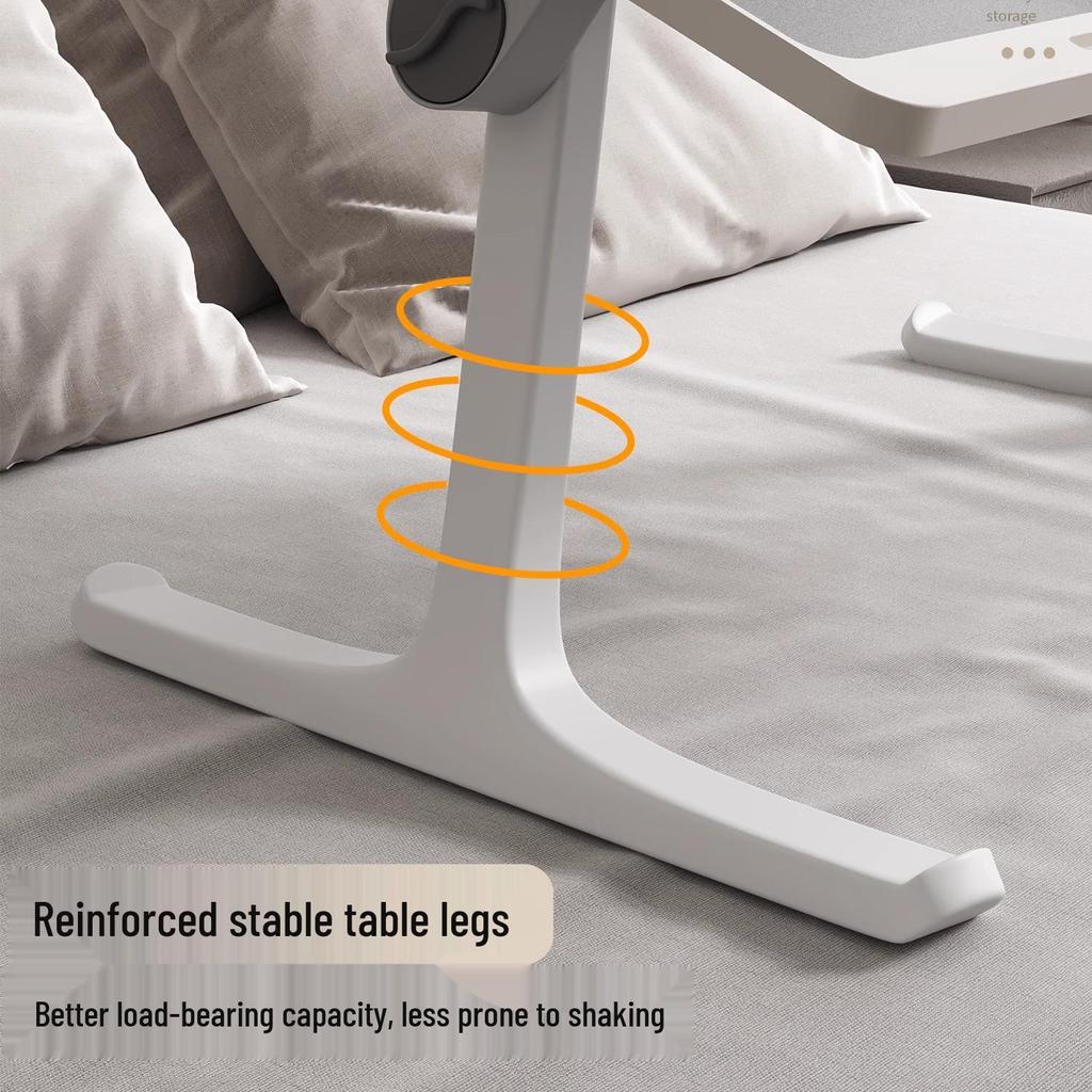 Foldable Dormitory Bed & Bay Window Table with Storage