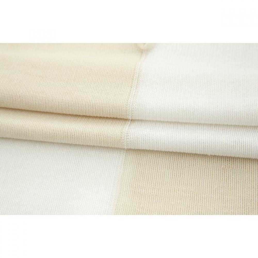 FURINA Linen Square Block Knit Top