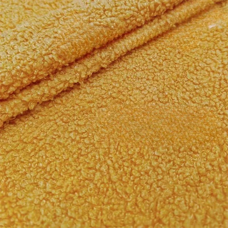 100x160cm Fur Plain Stretch Fabric for Children's Clothes Dolls Sewing Winter Coats White Teddy Hair Plush Cloth Smooth Drape