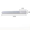 8 " Stainless Steel Electroplated Double-sided Matte Nail File, Pedicure and Manicure Sanding Strip