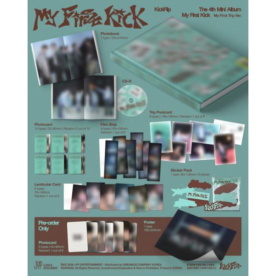Select POB My First Trip Ver KickFlip 4th Mini Album My First Kick
